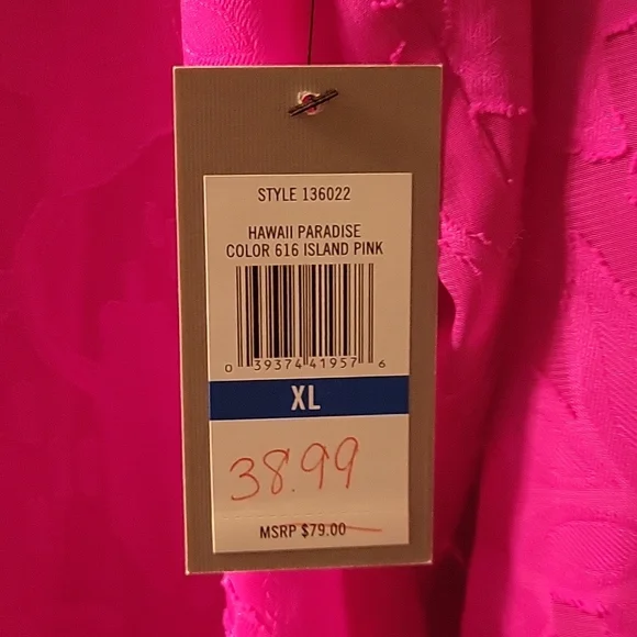 Chaus Bright Fuchsia Top - Picture 3 of 11